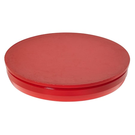 Visipak CLOSURE-FLX PLUG ROUND-5/8"-FLAT TOP-NO TAB-LDPE-RED, 1000PK 024791